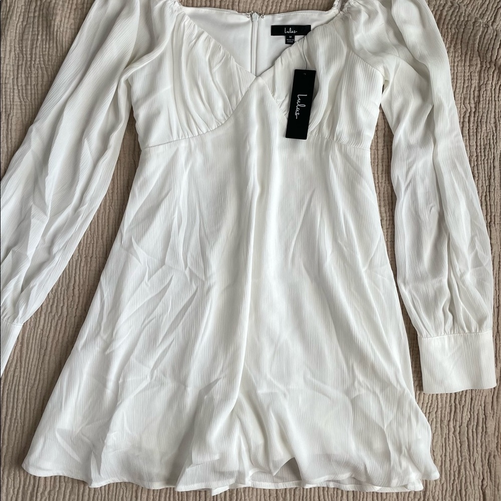 Lulus white dress